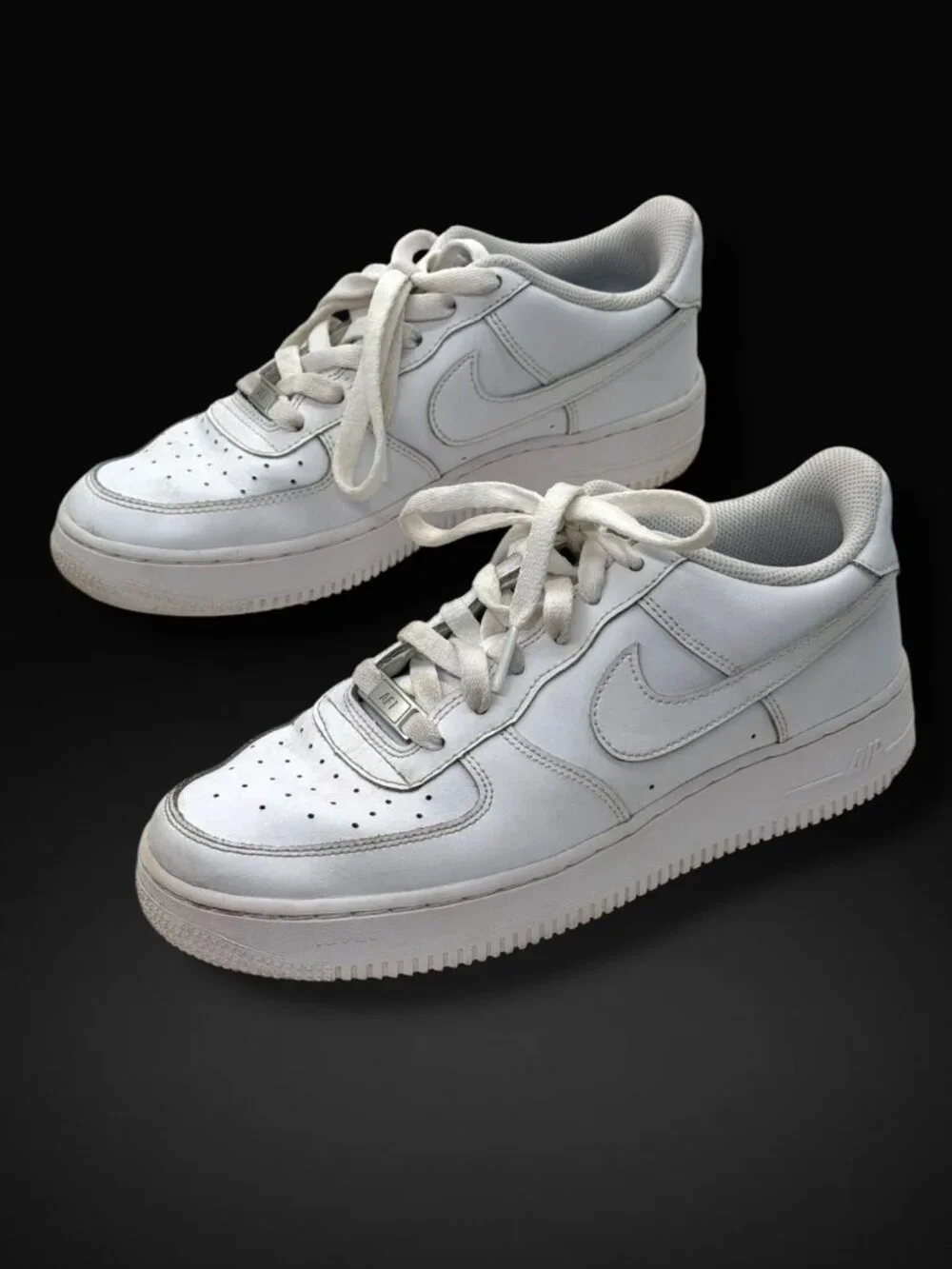 Nike Air Force 1 LE Low Triple White GS 7Y